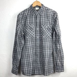 The Hundreds Men’s Black Button Up Shirt Size M